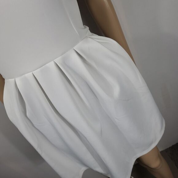 Apt 9 Women's White Fit and Flare Mini Dress - Picture 5 of 10